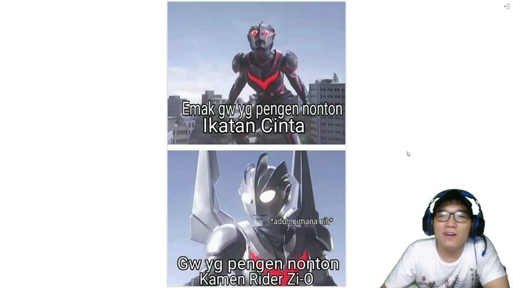 Emak Pecinta Sinetron Vs Bocil Rtv Perang Demi Remote Tv😂 React Meme Ultraman#3
