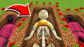 Minecraft : I Found THE SQUID GAME SECRET GRAVE! (Ps3/Xbox360/PS4/XboxOne/PE/MCPE)