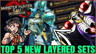 5 New UNBELIEVABLE Armor Sets - Glory & Overlord - Monster Hunter Rise Sunbreak! (Fashion Hunting)