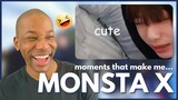 MONSTA X | Moments that make me bust the fattest uwu REACTION | Total crackheads!!