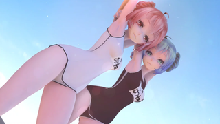 MMD เจ้าหญิงบิดเบี้ยว --การดัดแปลงสไตล์ Tda Sukumizu Miku & Tet HD 1080p