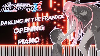 KISS OF DEATH - Darling in the FranXX OP V1 | [Piano Cover]「ピアノ」