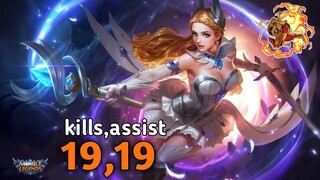 When we use oddet in browl mode | QUEEN KNIGHT | oddet game play |moonton