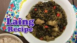 LAING RECIPE | HOW TO COOK LAING | DRIED TARO LEAVES IN COCONUT MILK 🥥 | Pepperhona’s Kitchen
