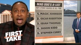 First Take | Top 5 Point guards of ALL TIME: #1. Magic Johnson #2. Oscar Robertson #3. Isiah Thomas