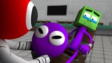 Monster School: Purple Sad Back Story | Rainbow Friends x Minecraft Animation
