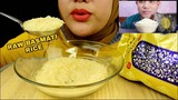 ASMR RAW RICE EATING |RAW BASMATI RICE | MAKAN BERAS MENTAH COLLAB @ANNO TOON RUJAK ASMR INDONESIA