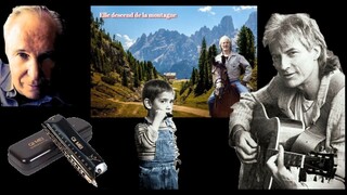 Elle descend de la montagne - Hughes Aufray - Harmonica