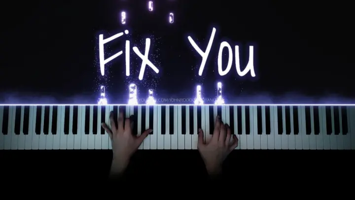 Coldplay - Fix You | Piano Cover with Violins (with Lyrics)