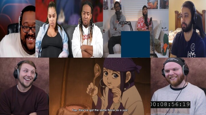 GOLDEN KAMUY EPISODE 3x5 REACTION MASHUP!!