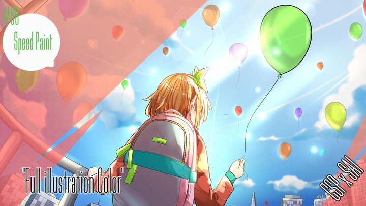 [Boo Drawing] Balloon Theme~  [Full Background Coloring] [CSPxSai]