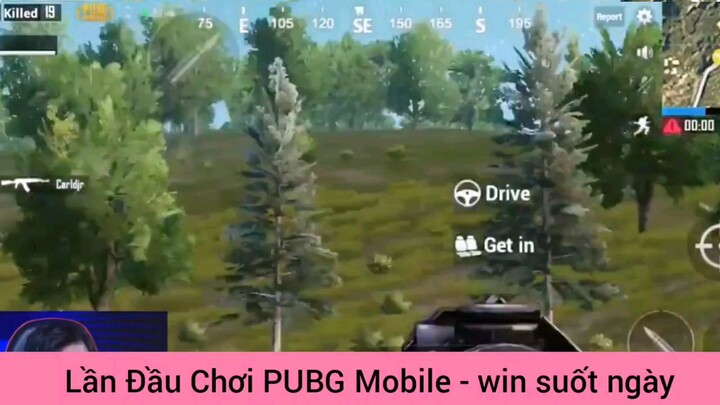 lần đầu chơi game Pupg win suốt ngày