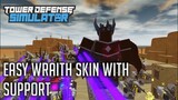 Wraith Skin Challenge | Tower Defense Simulator | ROBLOX