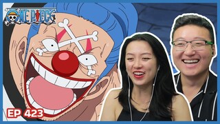 BUGGY IS BACK?!?! | One Piece Episode 423 Couples Reaction & Discussion