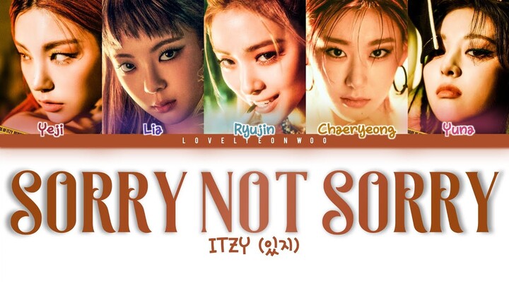 ITZY (있지) – Sorry Not Sorry Lyrics (Color Coded Han/Rom/Eng)