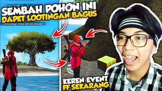 FREE FIRE BISA SEMBAH POHON DAPET LOOTINGAN !! PUBG BISA ?