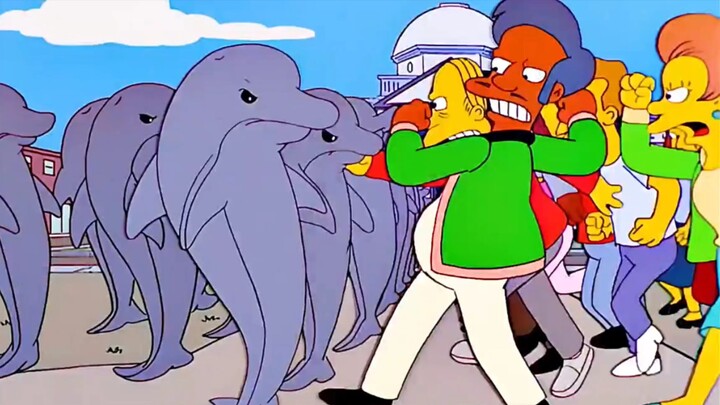 Will humans be controlled by dolphins in 20 years? The Simpsons 2