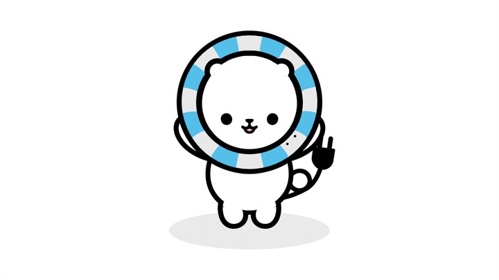 微笑迪拉熊旋转一分钟