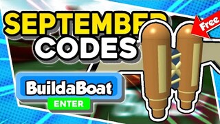 New "September Working Codes 2021 in Roblox Build a Boat for Treasure