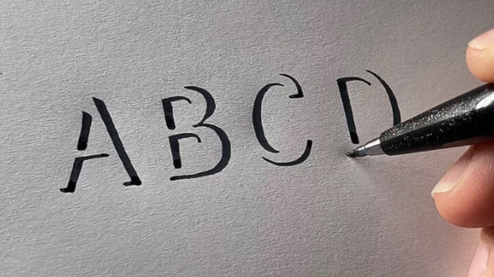 [DIY]How to Write Capital Letters in 3D?