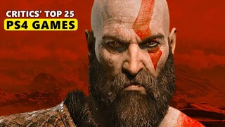 Top 25 PS4 Games According to Critics