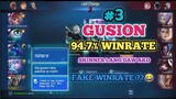 Gusion 94.7% Winrate Gameplay | Bumuhat Hanggang Mythic 😂
