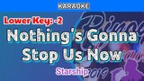 Nothing's Gonna Stop Us Now by Starship (Karaoke : Lower Key : -2)
