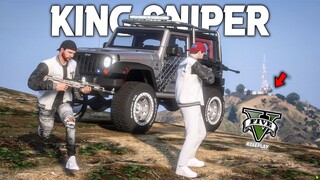 KING SNIPER DOWN 20, AKSI TRICKSTER MEMBABI BUTA ALL UNIT POLISI - GTA 5 ROLEPLAY