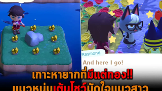 เกาะหายากที่มีแต่ทอง แมวหนุ่มเต้นโชว์มัดใจแมวสาว Animal Crossing