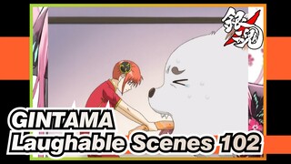 [GINTAMA]The laughable Iconic Scenes(Part 102)Sadaharu eats indiscriminately_4