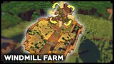CARA MEMBUAT WINDMILL FARM - Minecraft Tutorial