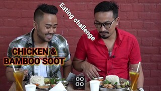 Chicken & Bamboo Soot Curry EATING CHALLENGE Manipuri || Yen Ga Soibum  chaba hanba  tanaba manipuri