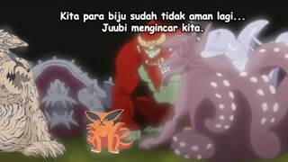 Kurama memperingatkan para Biju tentang Juubi Jura yang mengincar mereka - Boruto Vortex Chapter 10