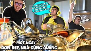 MỘT NGÀY DỌN DẸP NHÀ CÙNG QUANG