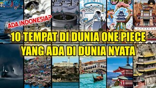 10 Tempat di One Piece yang Ada di Dunia Nyata ⁉️