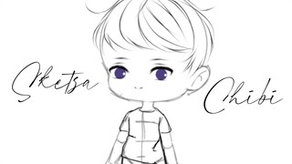 Sketsa chibi art