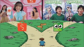 Shopee X JKT48 VS Tokopedia X Kobo Kanaeru