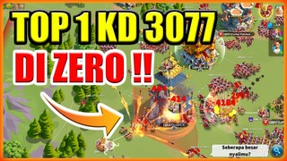 KD INDO 3077 BERSATU BAKAR TOP 1 ALIANSI CHINA DAN ZERO TOP 1 PLAYER !!