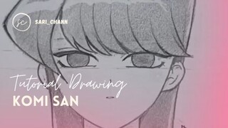 Tutorial Drawing Komi San