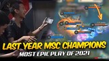THE MOST EPIC PLAY FROM LAST YEAR MSC CHAMPIONS 🤯🔥