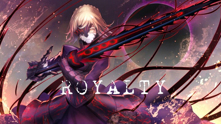 Epic battle Saber Alter vs Rider | Royalty [amv]