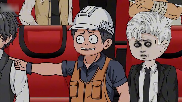 Episode 2, the first person whose face was torn off by the movie ghost