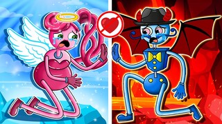 An ANGEL and DEMON's Forbidden LOVE | Poppy Playtime Animation COMPLETE EDITION