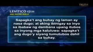 but ayaw ipakain ng Dios ang dugo?