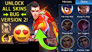 UNLOCK ALL SKINS BUG | UNLOCK ALL SKINS! • TRY NOW BEFORE IT WILL FIX! [PART 2]