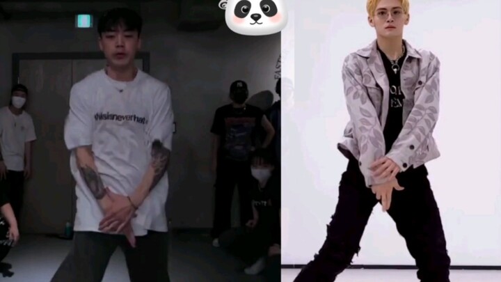 【Rikimaru】Comparison between Rikimaru's cover version of "Law" and the original choreographer Wootae