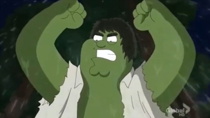 Family Guy Hulk เปิดตัว เสี่ยวเฉิงแปลงร่างเป็นสีเขียว เสี่ยวเซิง