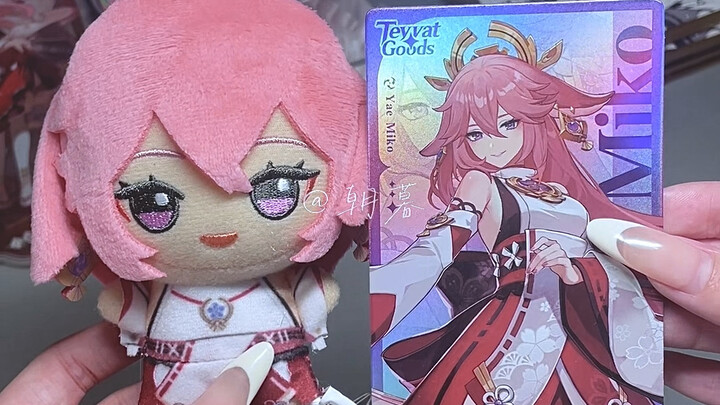 开箱｜原神八重神子美国闪卡w