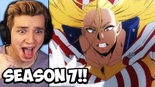 MY HERO ACADEMIA RETURNS!! SEASON 7 PREMIERE REACTION!