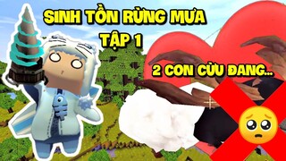 MEOWPEO SINH TỒN RỪNG MƯA MINI WORLD TẬP 1: 2 CON CỪU ĐANG LÀM CHUYỆN BẬY BẠ